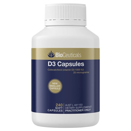 Bioceuticals D3 240 Capsules NEW