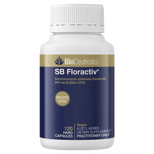 Bioceuticals SB FlorActiv 120 Capsules NEW