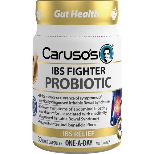 Carusos Probiotic - IBS Fighter 30 Capsules