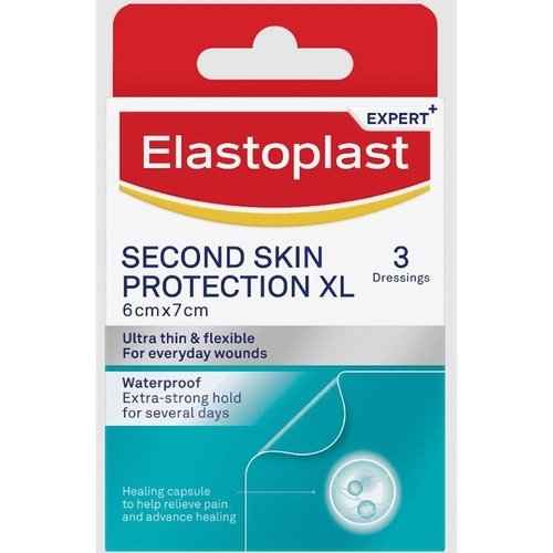 Elastoplast Second Skin Protection Strips XL 6cm x 7cm 3 Pack