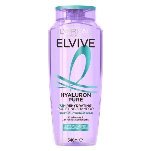 L'Oreal Elvive Hyaluron Pure Shampoo 340ml