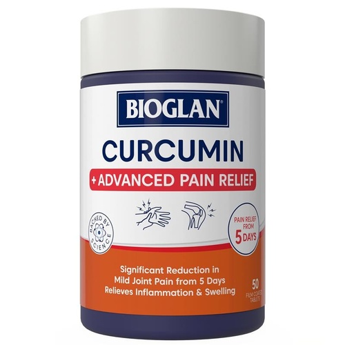 Bioglan Curcumin Advanced Pain Relief 50 Tablets