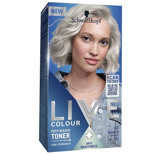 Schwarzkopf Live Colour Semi-Permanent Toner Ice White T1