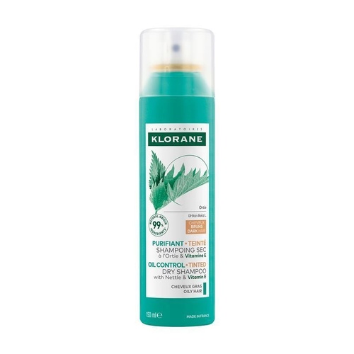 Klorane Dry Shampoo With Nettle & Vitamin E Dark Hair 150ml
