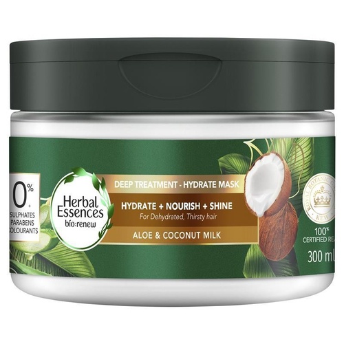 Herbal Essences Bio Renew Coconut Milk & Aloe Deep Hydrate Mask 300ml