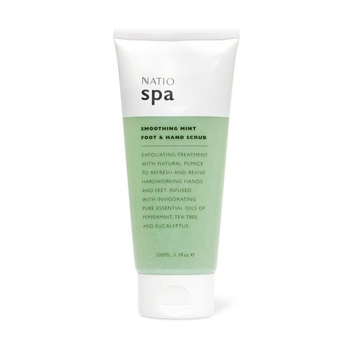 Natio Spa Smoothing Mint Foot & Hand Scrub 100ml