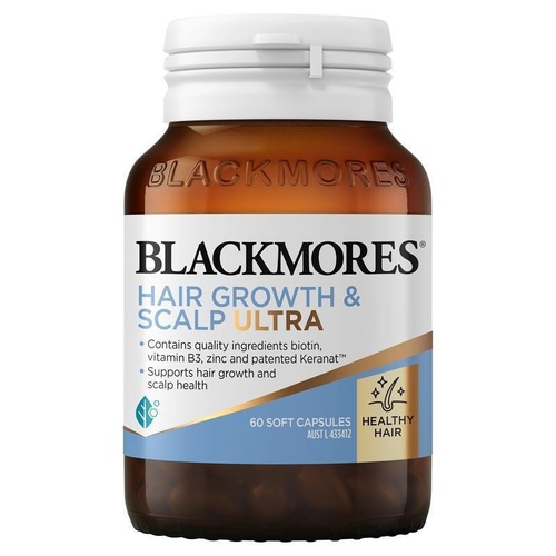 Blackmores Hair Growth+Scalp Ultra 60 Capsules