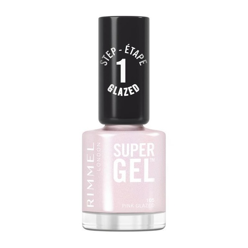 Rimmel Super Gel Nail Polish 105 Pink Glazed