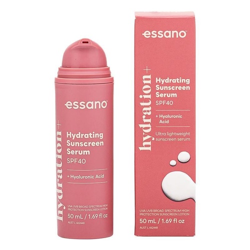 Essano Hydration+ Hydrating Sunscreen Serum SPF40 50ml