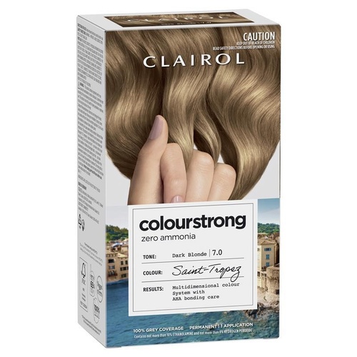 Clairol Colour Strong Kit 7.0 Dark Blonde