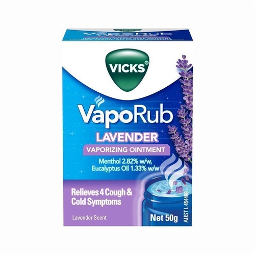 Vicks VapoRub Lavender Decongestant Rub 50g