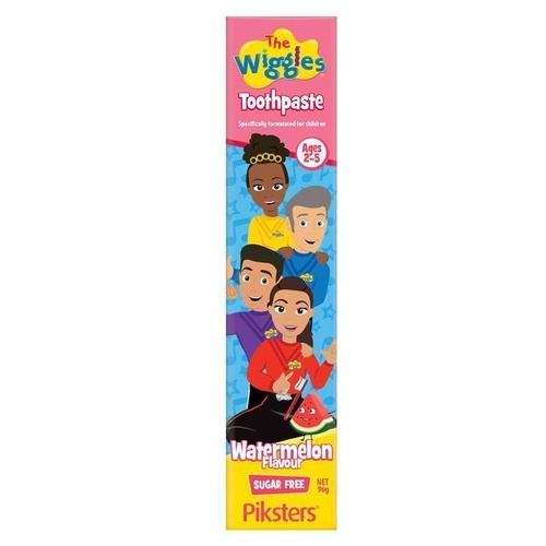 Piksters The Wiggles Toothpaste Sugar Free Watermelon Ages 2-5 96g