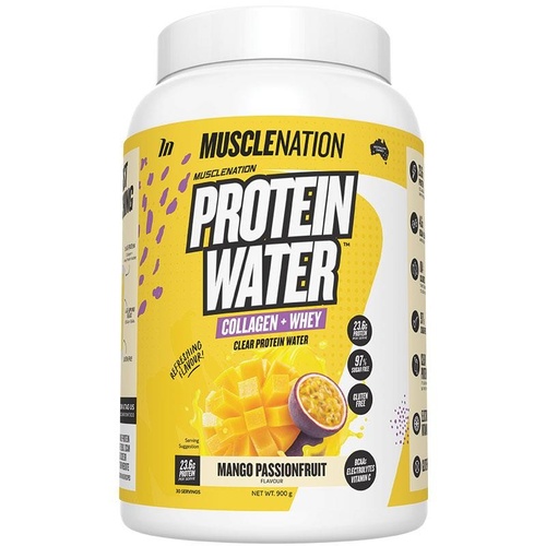 Muscle Nation Protein Water Mango Passion 900g