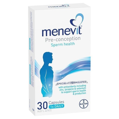 Menevit 30 Capsules NEW