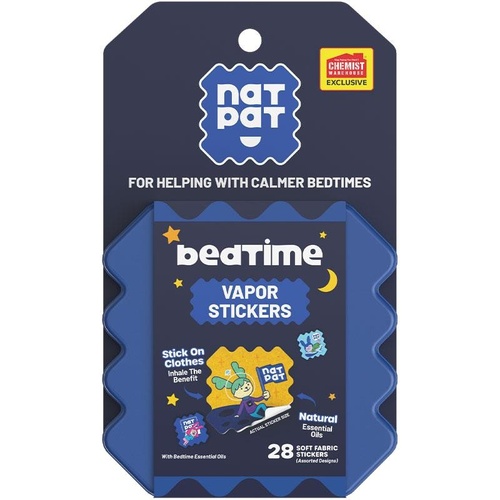 NatPat Kids Bedtime Sleep Stickers 28 Patches