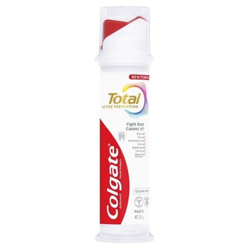 Colgate Toothpaste Total Clean Mint Pump 130g