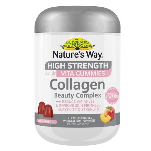 Nature's Way Adult Vita Gummies Sugar Free High Strength Collagen 110 Gummies