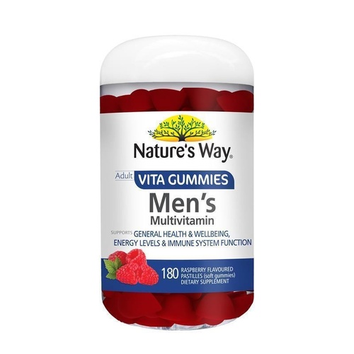 Nature's Way Adult Vita Gummies Men's Multivitamin 180 Gummies Exclusive Size