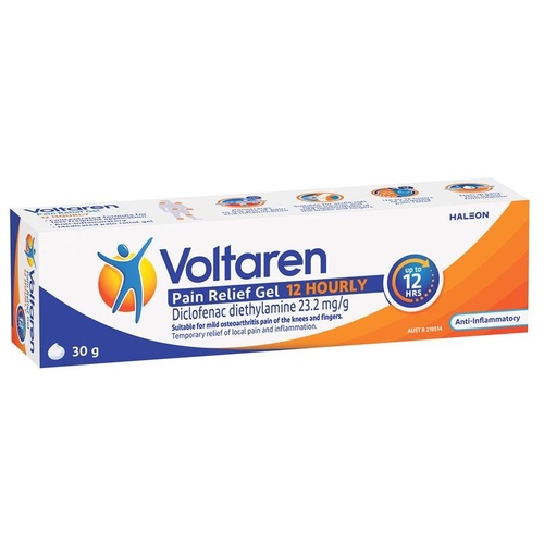 Voltaren Pain Relief Gel 12 Hourly 30g