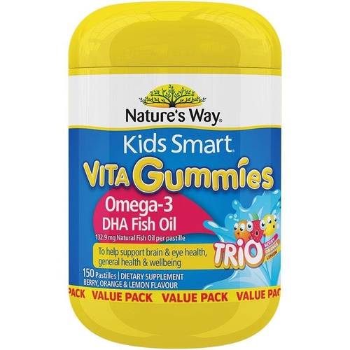 Nature's Way Kids Smart Vita Gummies Omega-3 150 Gummies
