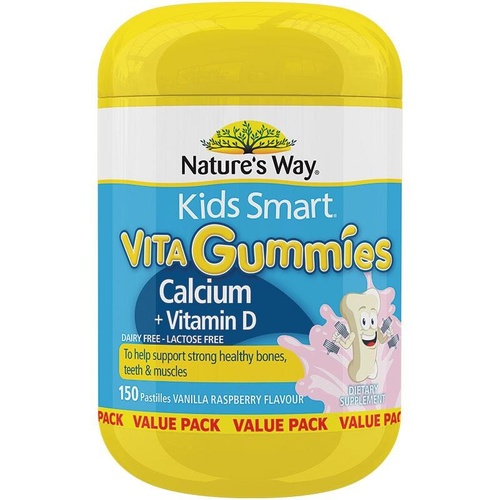 Nature's Way Kids Smart Vita Gummies Calcium + Vitamin D 150 Gummies