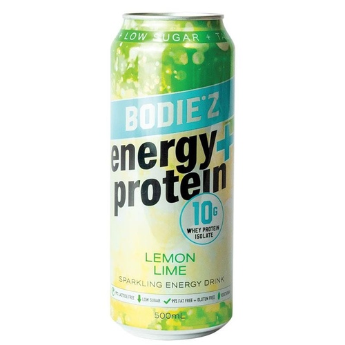 Bodiez Energy + Protein Lemon Lime 500ml