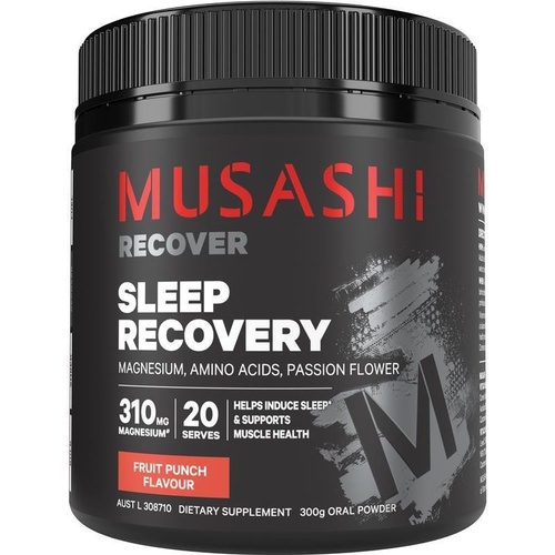 Musashi Sleep Recovery Fruit Punch 300g