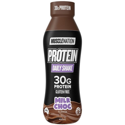 Muscle Nation RTD Protein Daily Shake Milk Choc 400ml