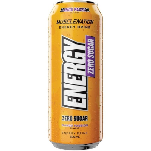 Muscle Nation Energy Drink Mango Passion 500ml