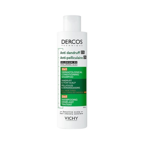 Dercos Anti-Dandruff DS Shampoo 2 In 1 200ml