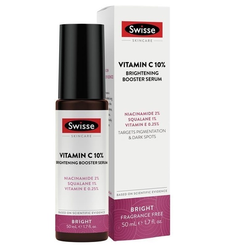 Swisse Skincare Vitamin C 10% Brightening Booster Serum 50ml