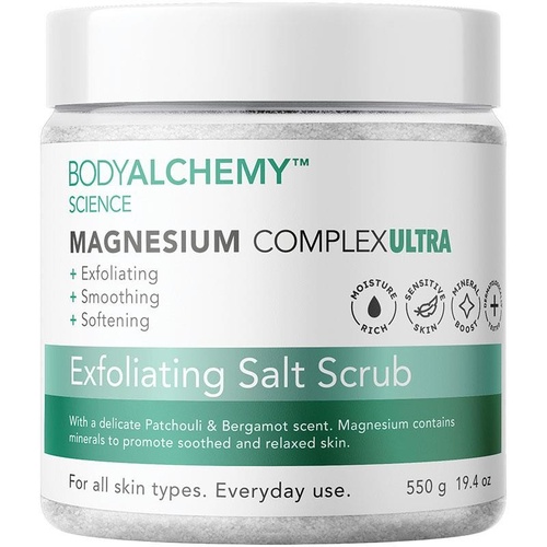 Body Alchemy Magnesium Exfoliating Salt Scrub 550g