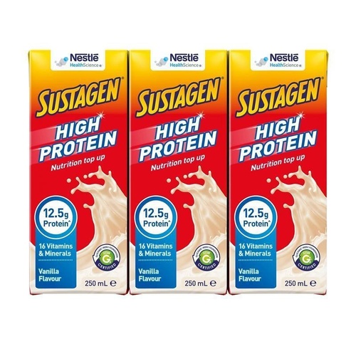 Sustagen Ready to Drink Multipack Vanilla 3 x 250ml