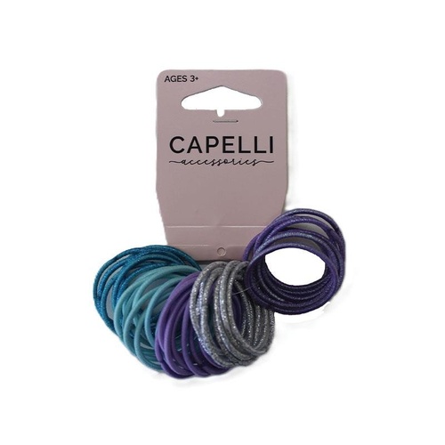 Capelli Kids Hair Tie Metal Free Mermaid 38pk