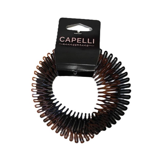 Capelli Ladies Flexi Comb Hairband 2pk