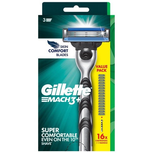 Gillette Mach 3 Razor +16 Blades