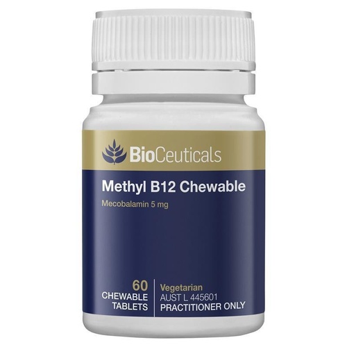 Bioceuticals Methyl B12 Chewable 60 Tablets