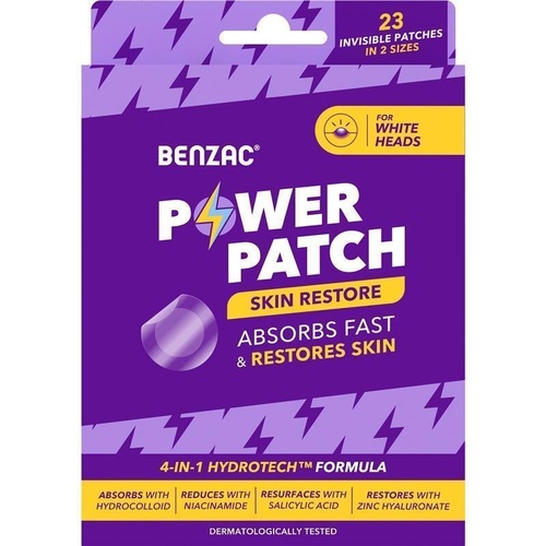 Benzac Power Patches Skin Restore 23 Pack