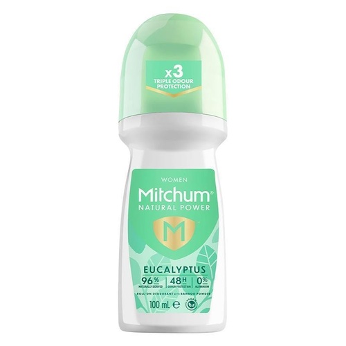Mitchum for Women Natural Power Eucalyptus Roll On 100ml