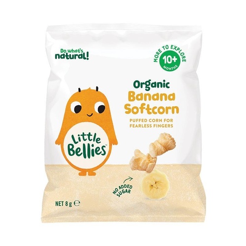 Little Bellies Organic Banana Softcorn 8g