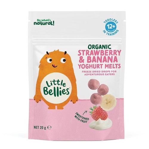 Little Bellies Organic Strawberry & Banana Yoghurt Melts