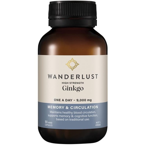 Wanderlust High Strength Gingko 90 Capsules