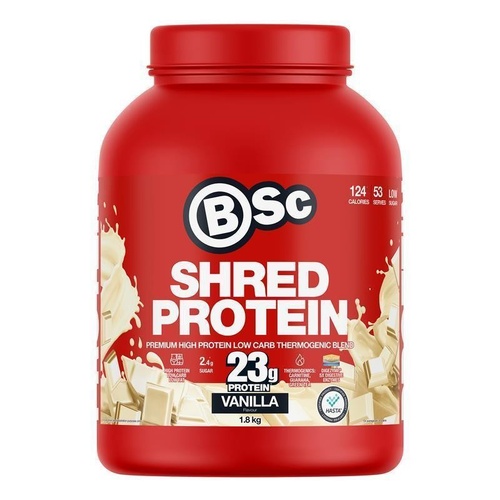 BSc Shred Protein Vanilla 1.8kg Tub