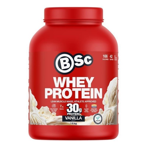BSc Whey Protein Vanilla 1.8kg Tub