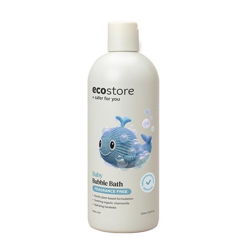 Ecostore Baby Fragrance Free Bubble Bath 535ml