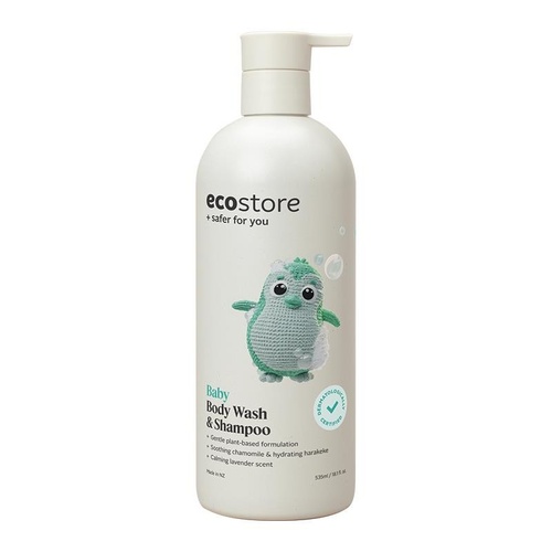 Ecostore Baby Body Wash & Shampoo Pump 535ml