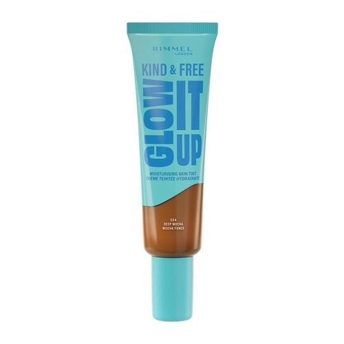 Rimmel Kind & Free Glow It Up Moisturising Skin Tint 504 Deep Mocha