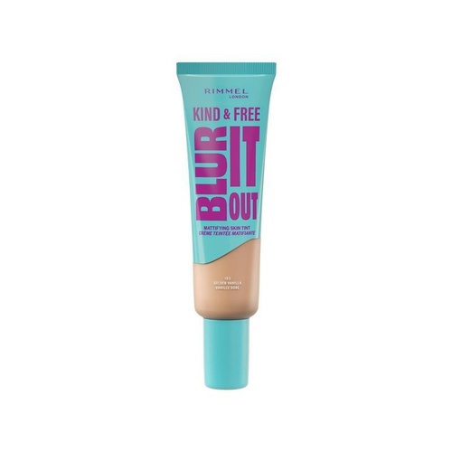 Rimmel Kind & Free Blur It Out Mattifying Skin Tint 163 Golden Vanilla