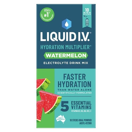 Liquid IV Hydration Watermelon 10 Sachets