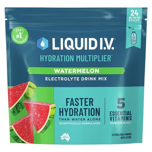 Liquid IV Hydration Watermelon 24 Sachets